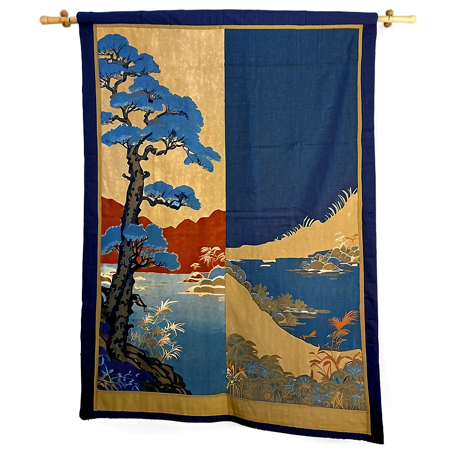 Japanese Tapestry Png Cbj PNG