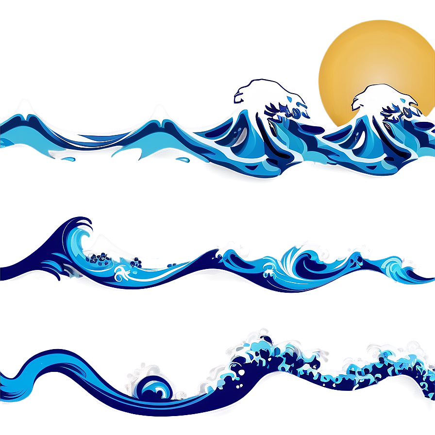 Japanese Wave D PNG