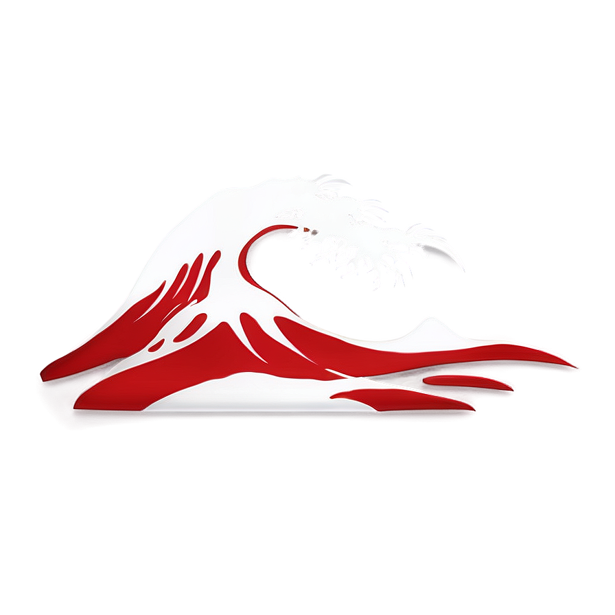 Japanese Wave With Samurai Png Epo10 PNG