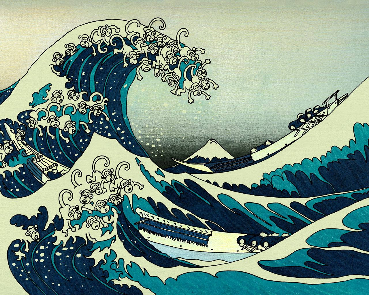 Free Japanese Wave Wallpaper Downloads, [100+] Japanese Wave Wallpapers for  FREE 