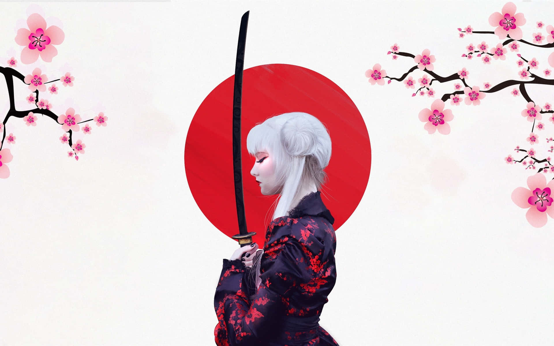Erweckensie Ihre Sinne Mit Der Einfachen Schönheit Des Japanischen Weißen Ästhetik. Wallpaper