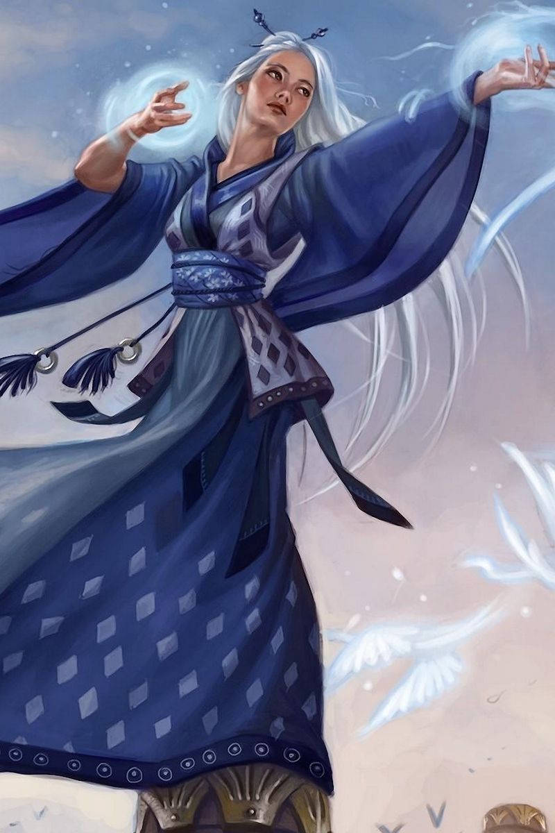 Japanese Witchy Powers For Iphone Screens Background