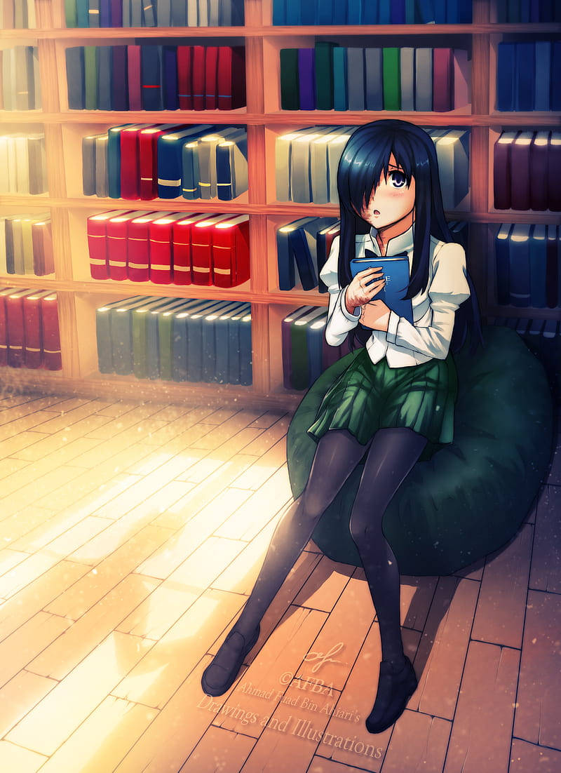 Japansk Anime Katawa Shoujo Videogame Wallpaper