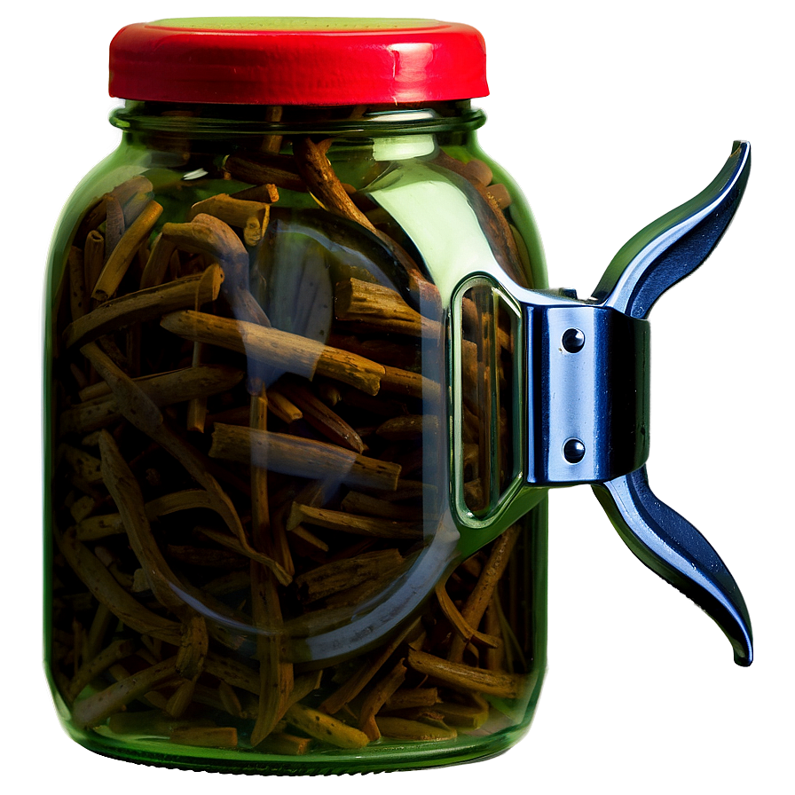 Jar With Clamp Lid Png 05242024 PNG