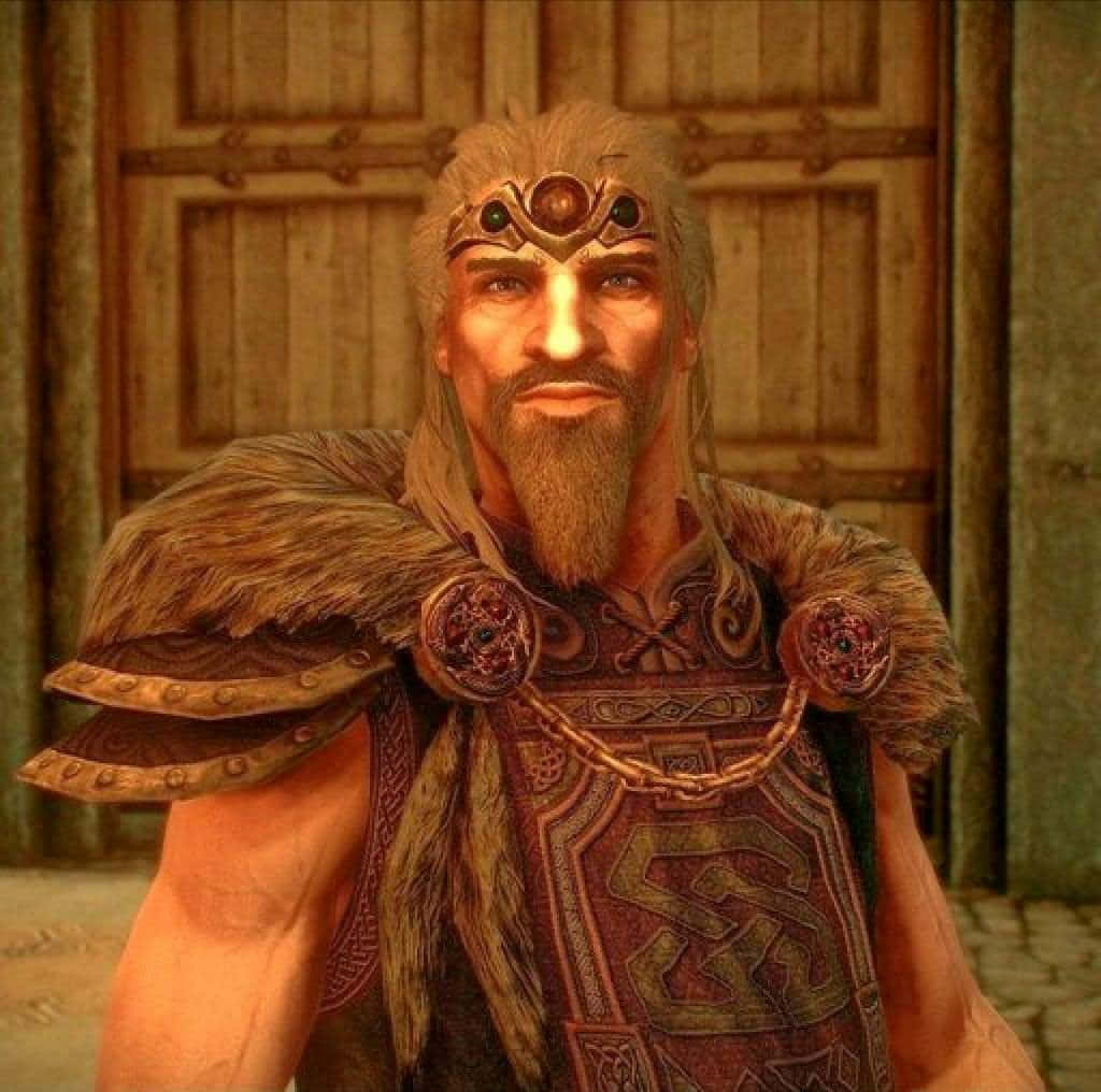 A Portrait of Jarl Balgruuf the Greater Wallpaper