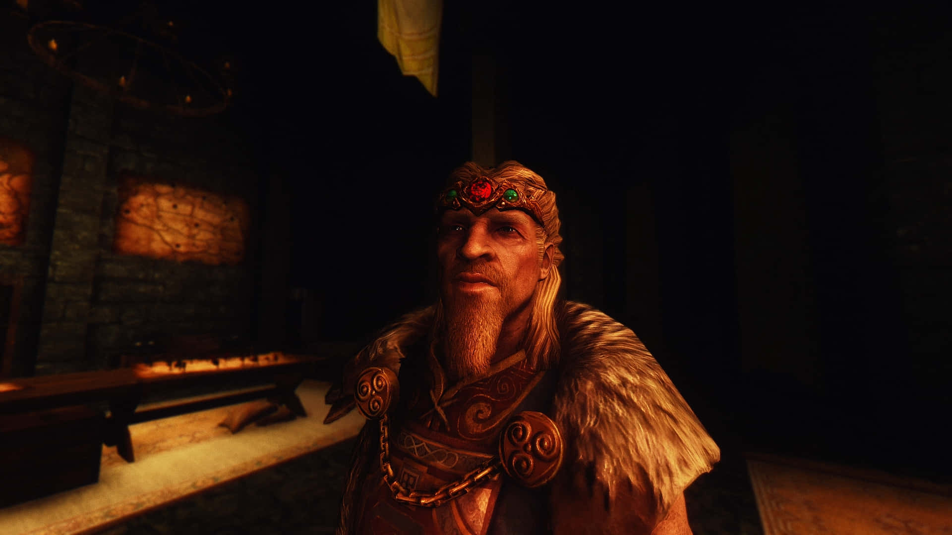 Jarl Balgruuf the Greater, Ruler of Whiterun in Skyrim Wallpaper