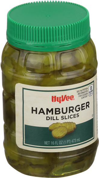 Jarof Hamburger Dill Slices PNG