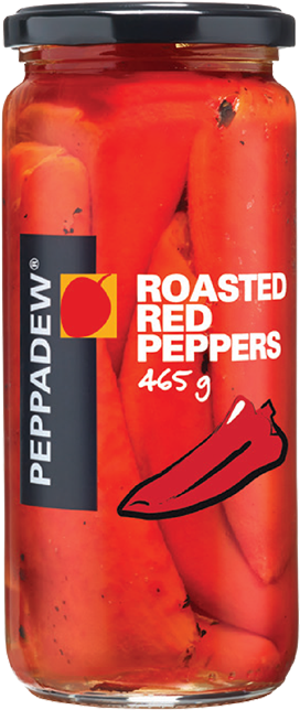 Jarof Roasted Red Peppers465g PNG