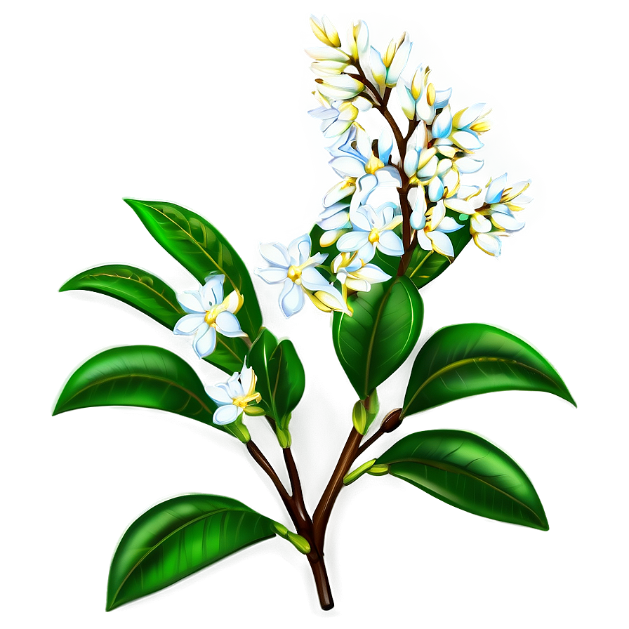 Jasmine Flower Bush Png Dlc PNG