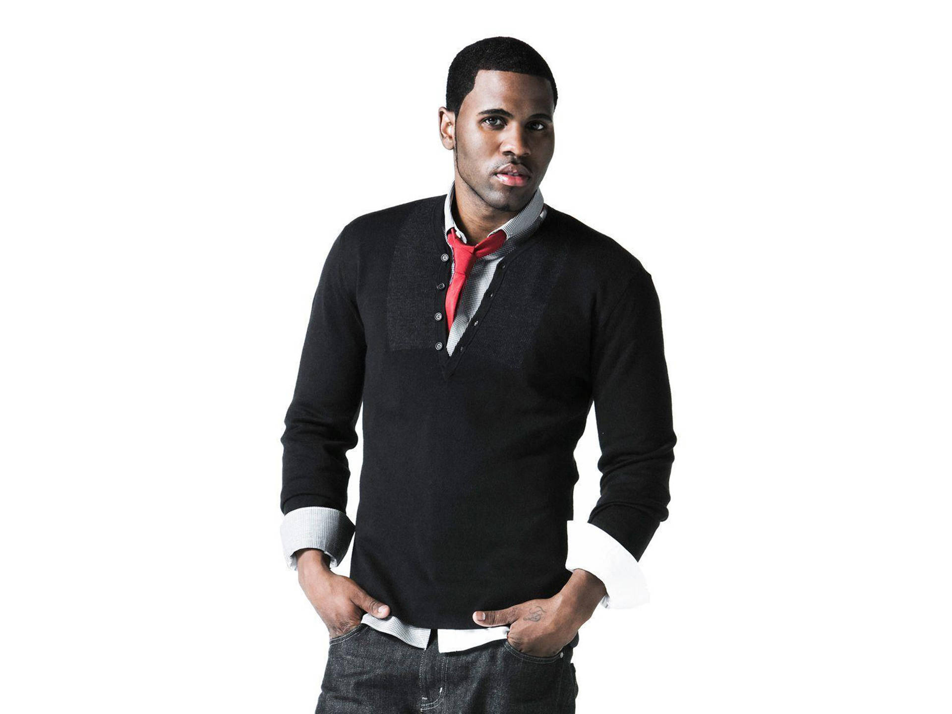 Jason Derulo Casual Outfit Background