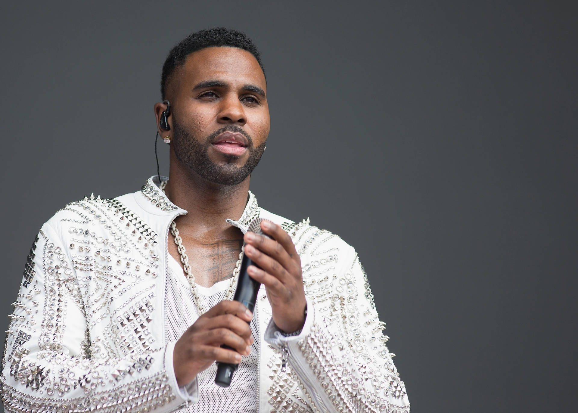 Jason Derulo Embellished Outfit Picture