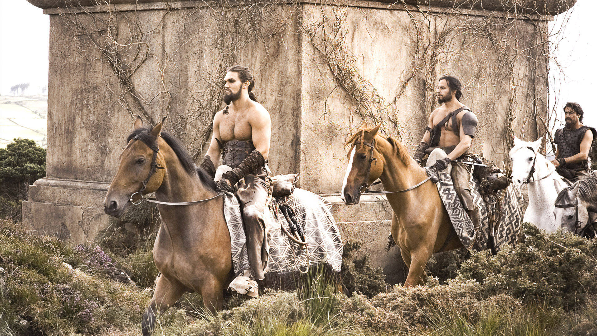 Jason Momoa Dothraki Horses Picture