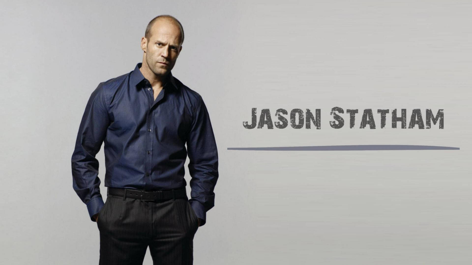 Jason Statham In Gray Picture