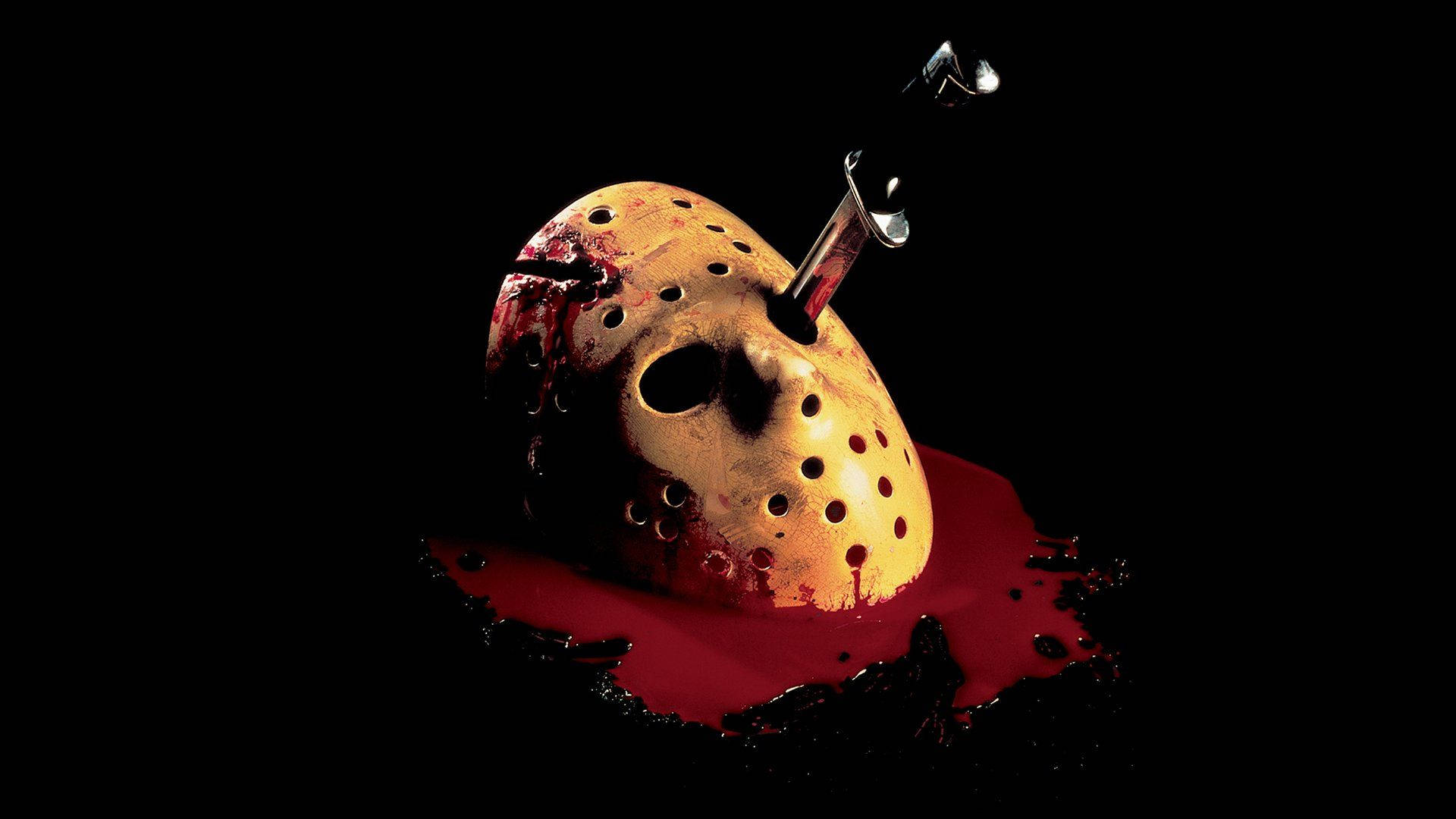 Jason Voorhees Bloody Hockey Mask Picture