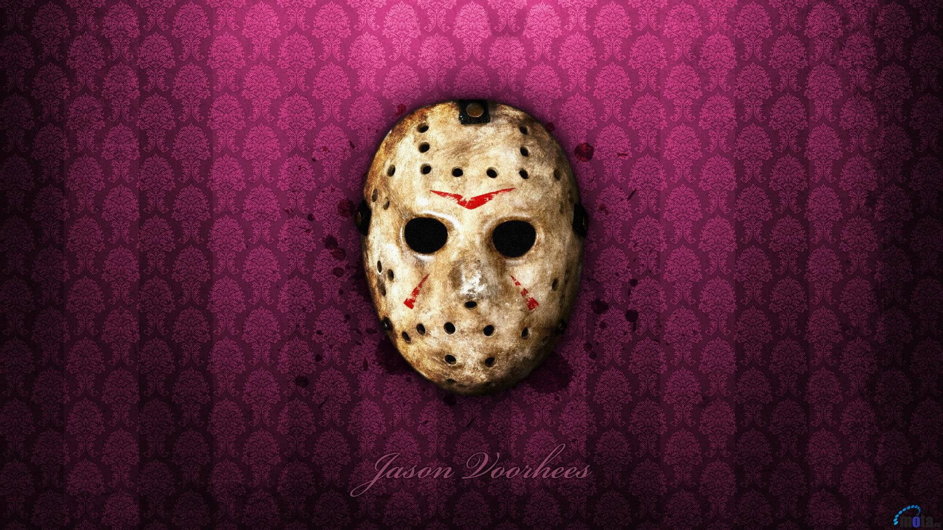 Jason Voorhees Dirty Mask Background