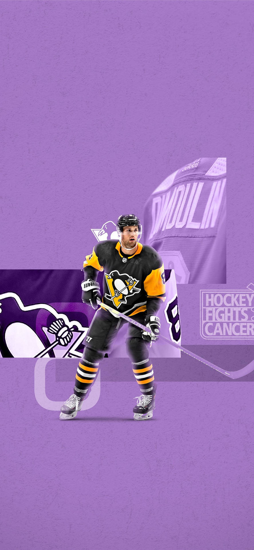 Jasonzucker Pittsburgh Penguins Ishockey Spelare. Wallpaper