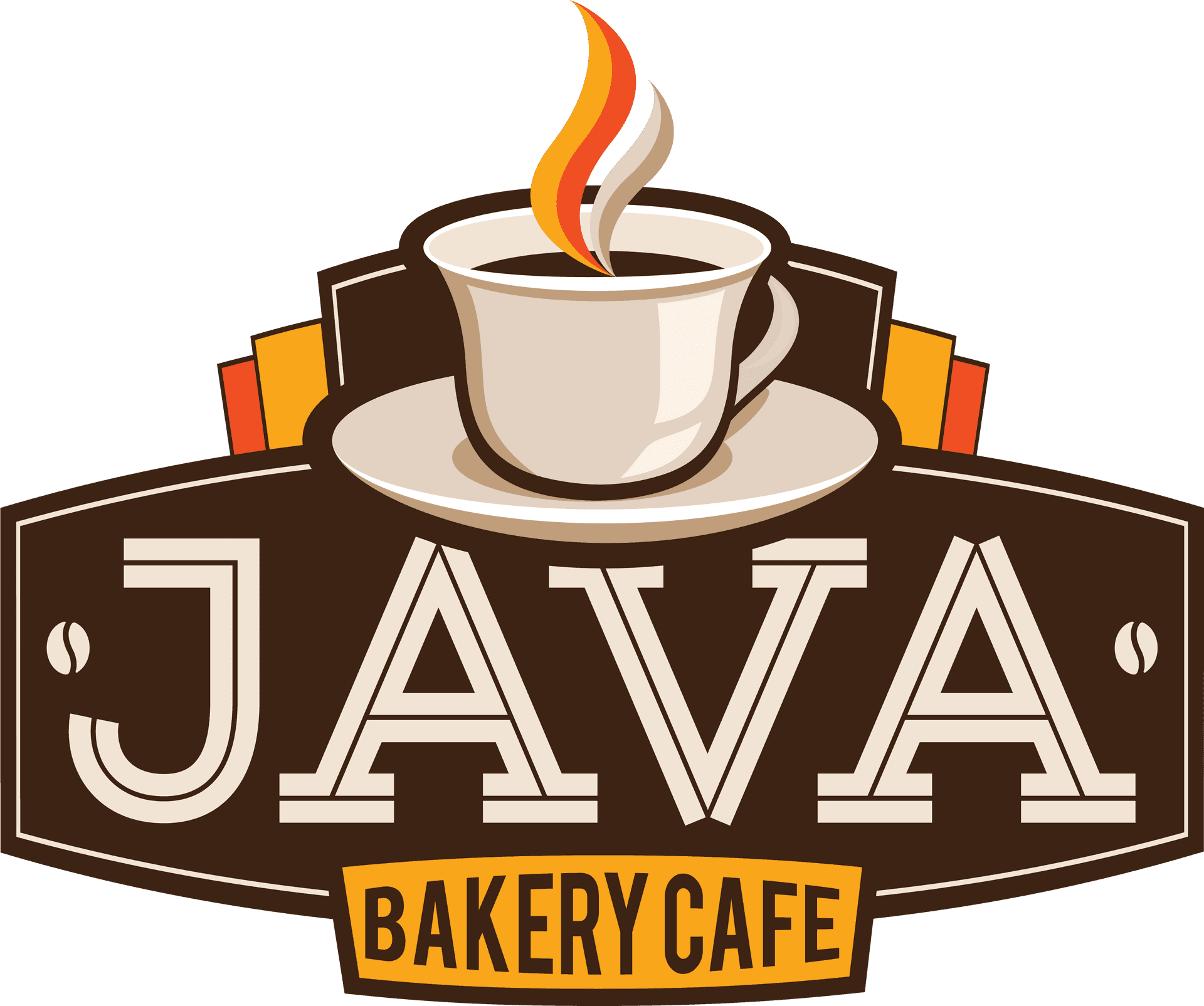 Java Bakery Cafe Logo PNG