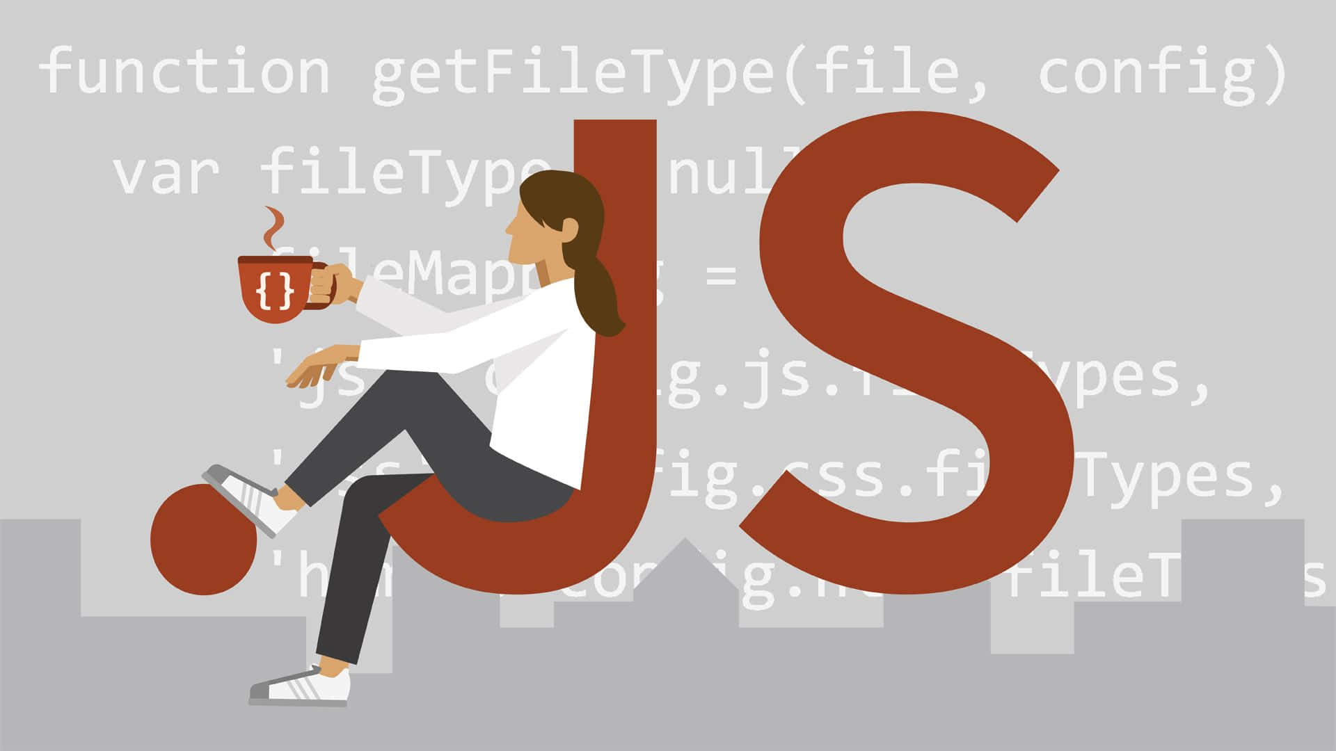 Java Script Coding Break Illustration Wallpaper