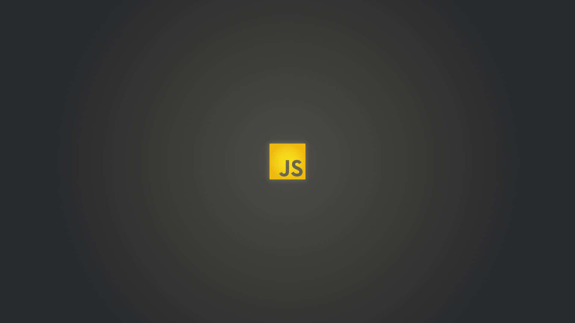 Java Script Logo Dark Background Wallpaper