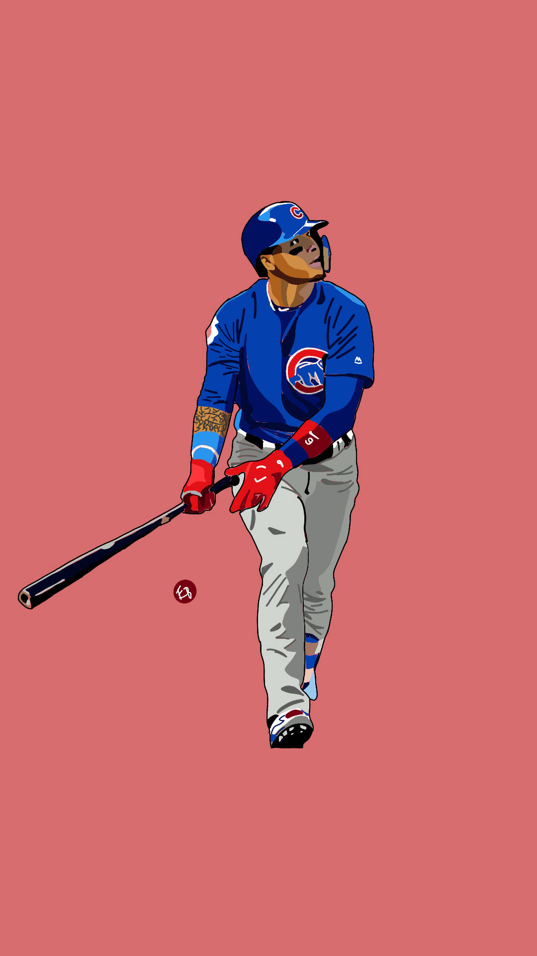 Download Javier Baez Baseball Fan Art Wallpaper