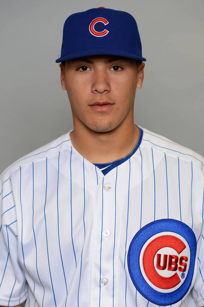 Download Javier Baez With Chicago Cubs Teammates Wallpaper