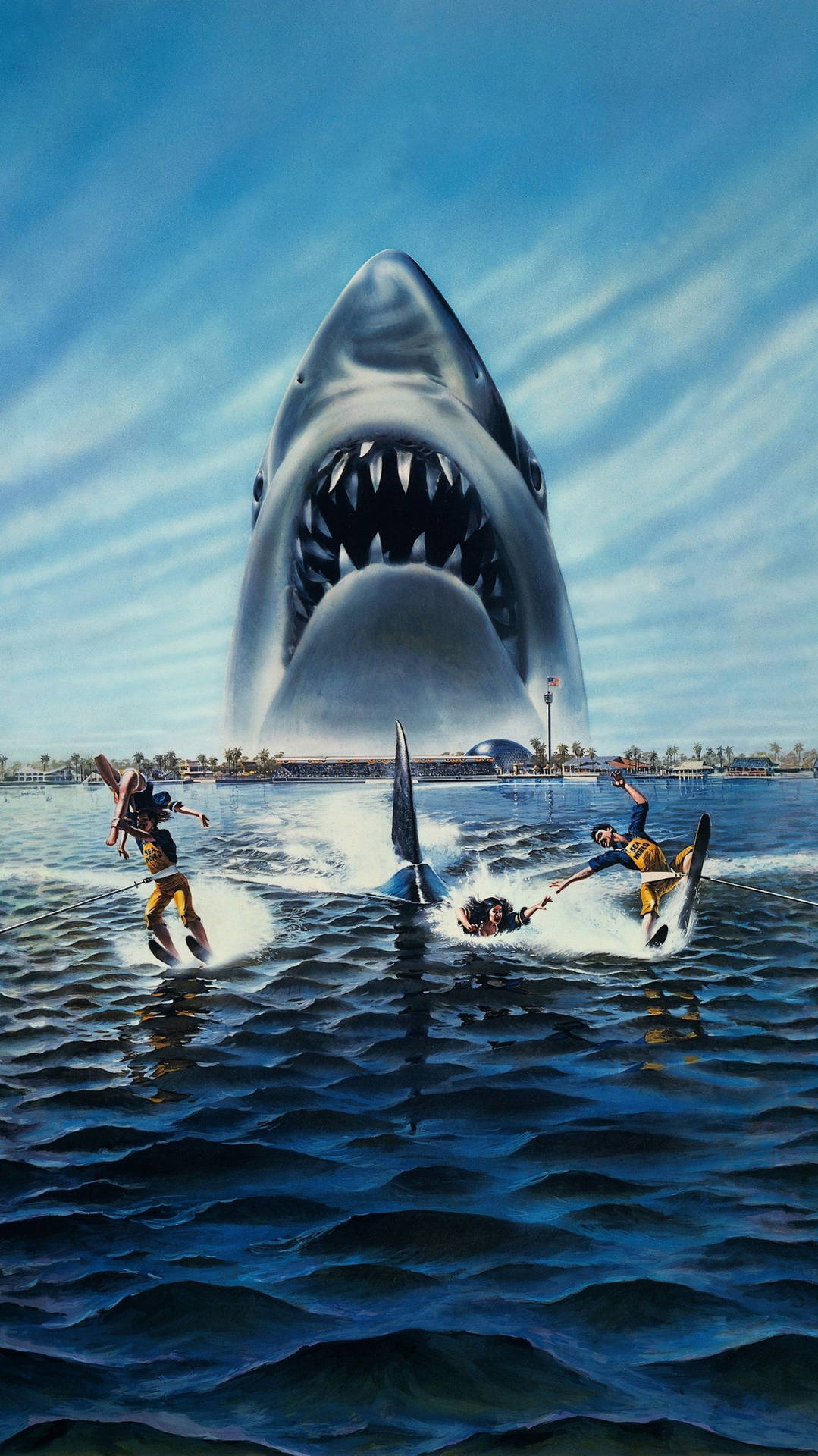 Jaws 3d Poster Wallpaper