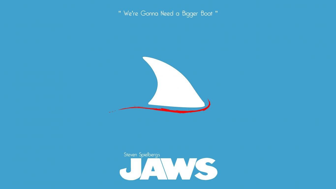 Jaws Blue Poster
