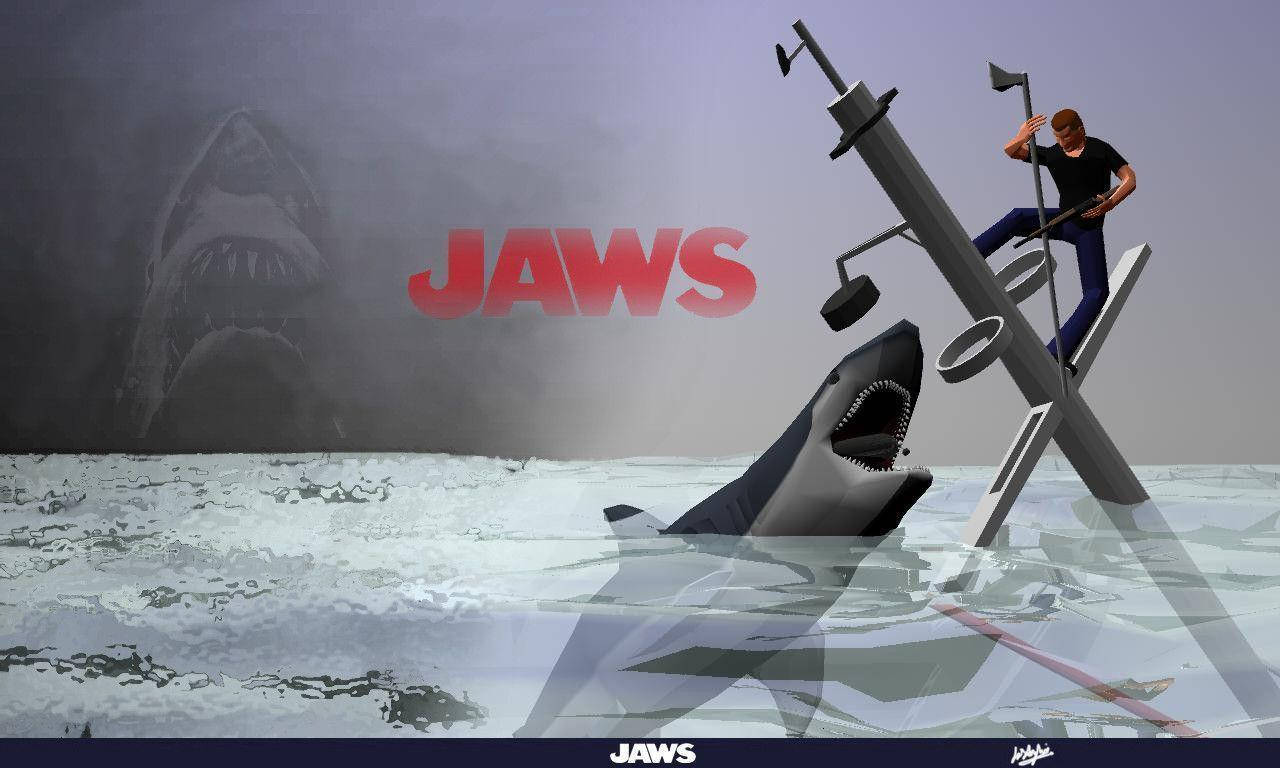 Jaws Thwarts Man's Attempts at Capturing It Wallpaper