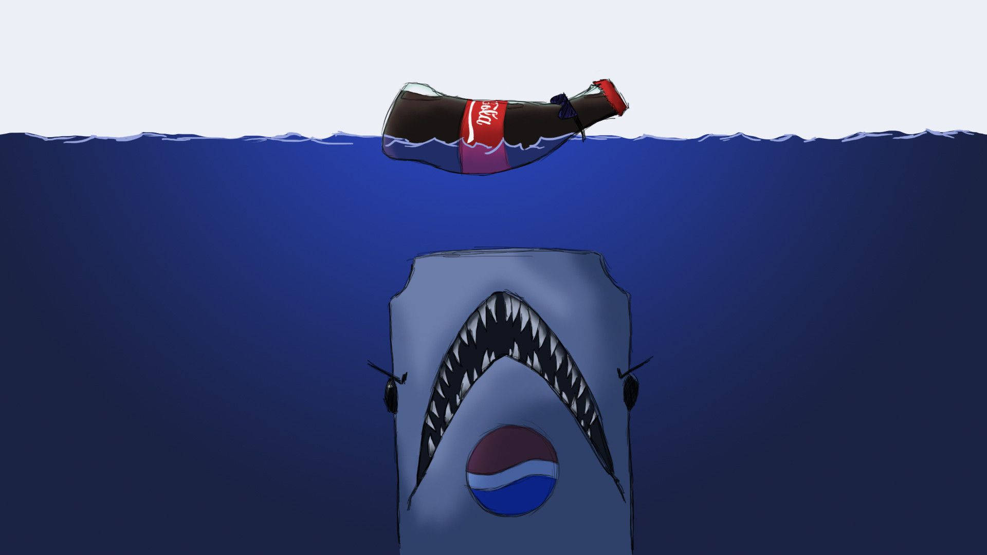 Jaws Soda Fan Art