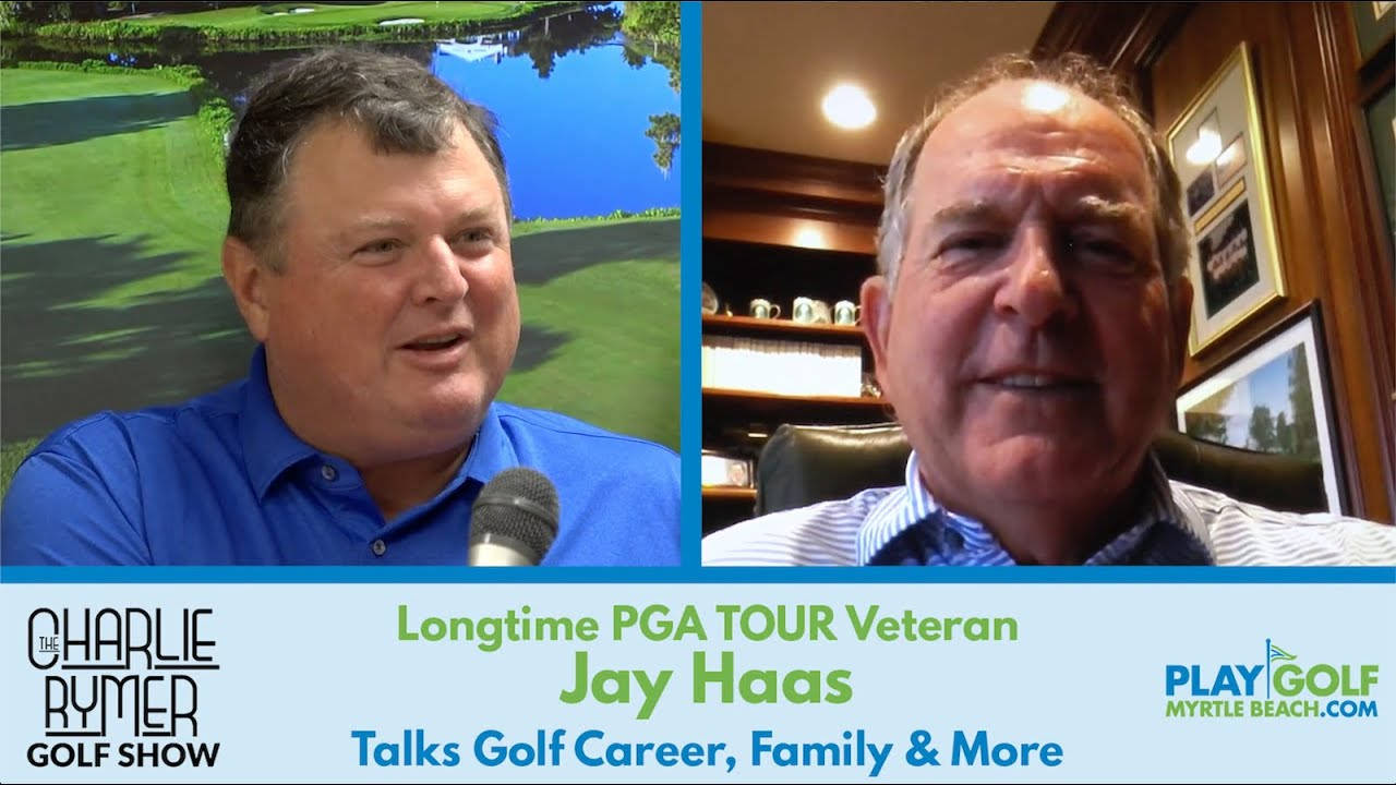 Jay Haas On Charlie Rymer Golf Show Wallpaper