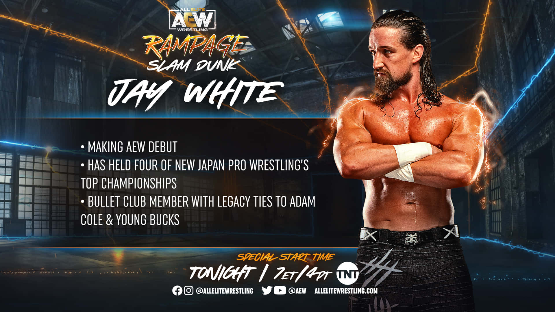 Jay White Aew Rampage Slam Dunk Picture