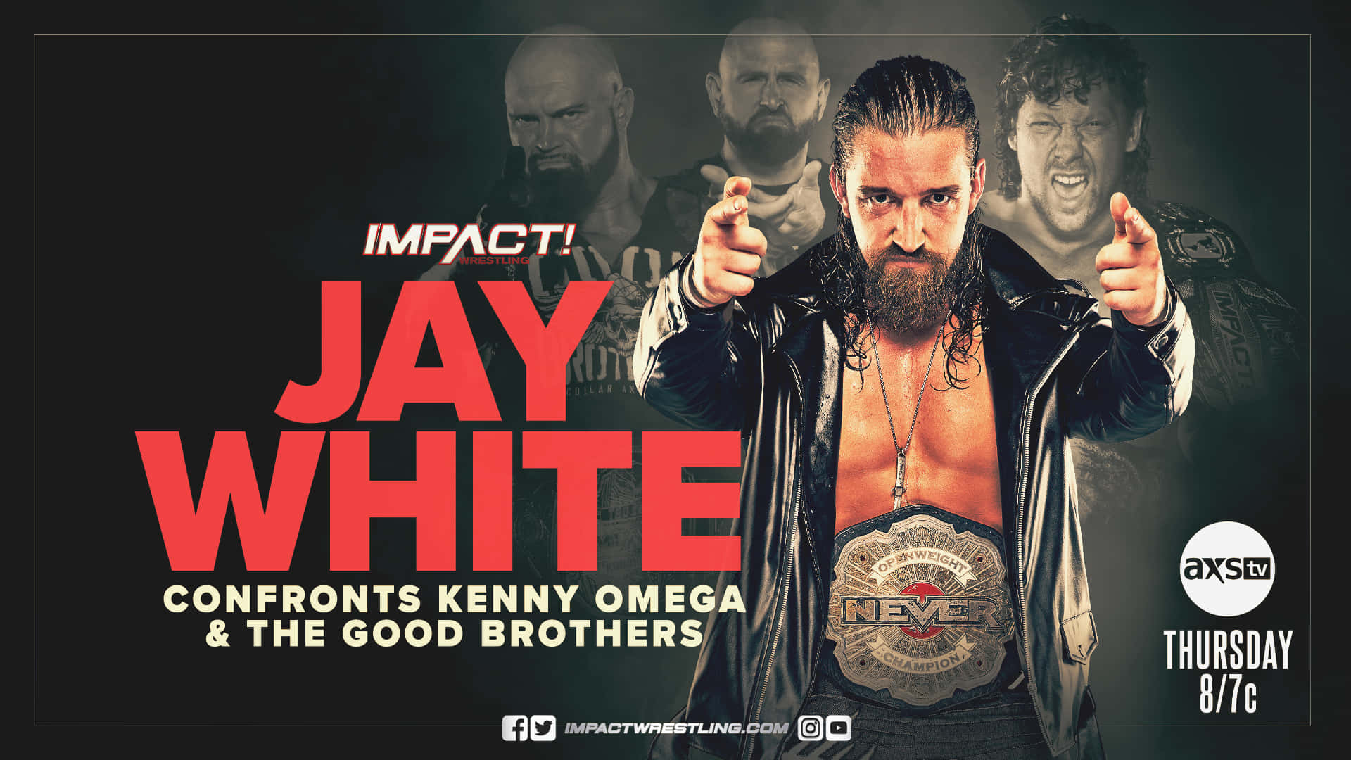 Jay White Confronts Kenny Omega Wallpaper