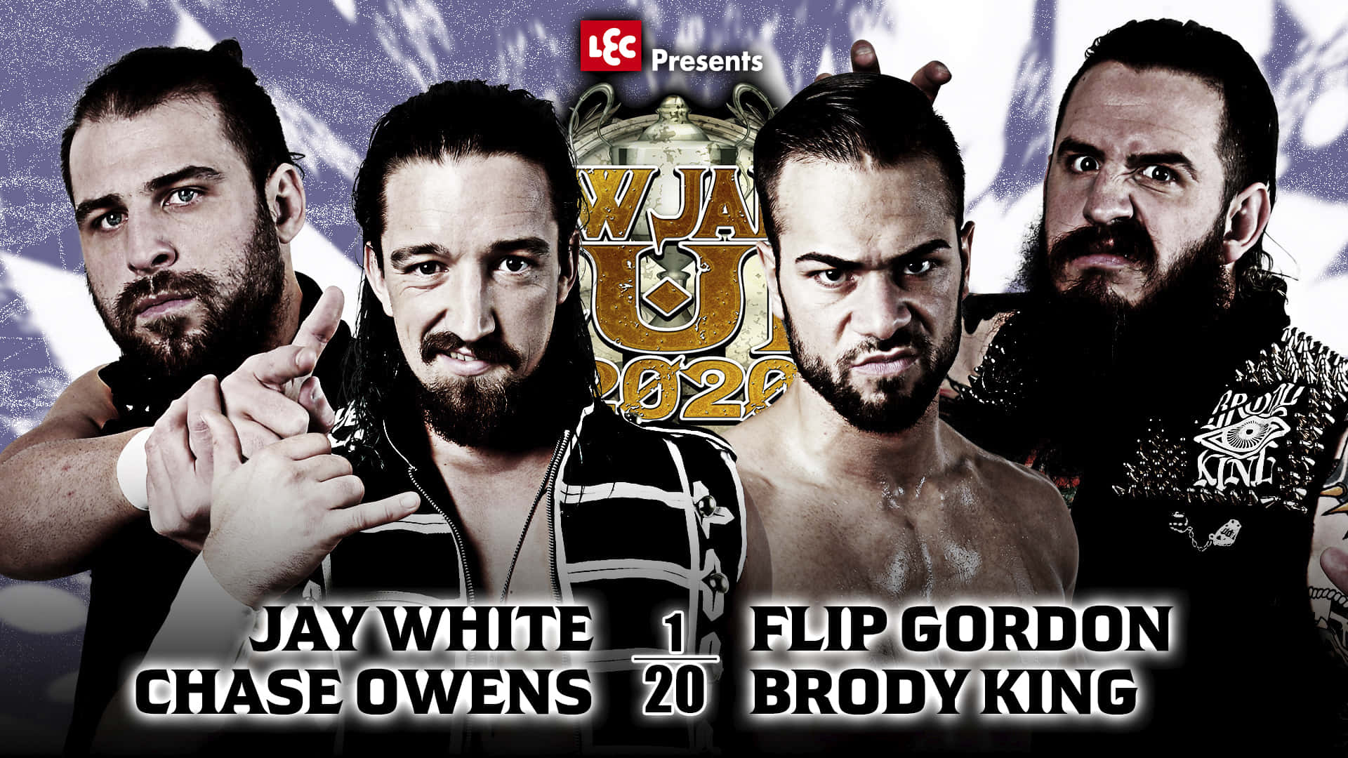 Jay White With Chase Owens Tag Team Duo Background