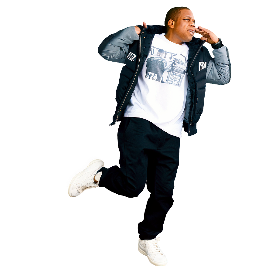 Jay-z Iconic Pose Png 06242024 PNG