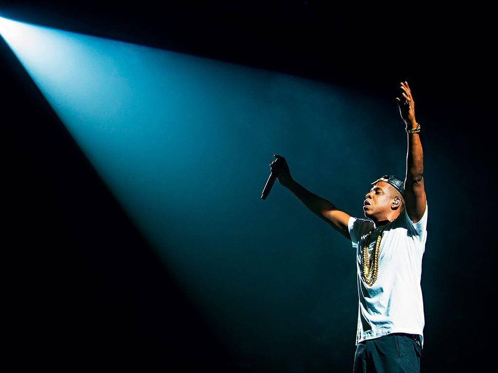 Jay-z With Bright Light Wallpaper