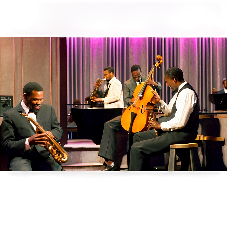 Jazz Club Scene Png 06122024 PNG