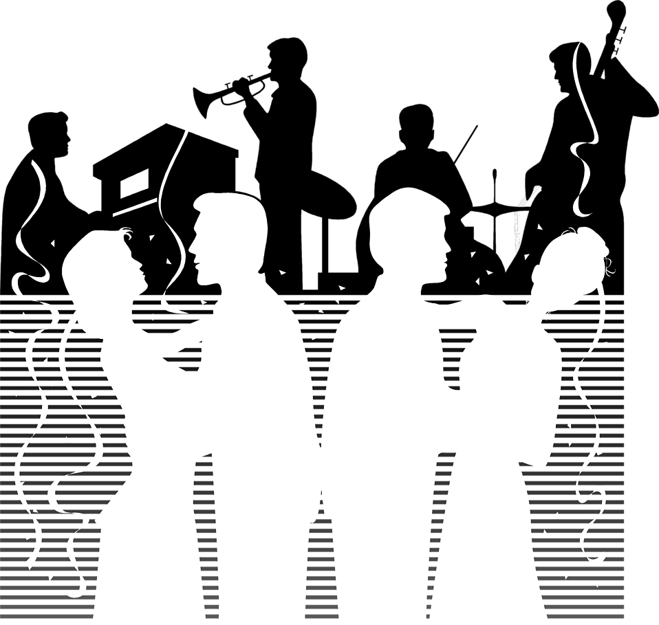 Jazz Concert Silhouette PNG