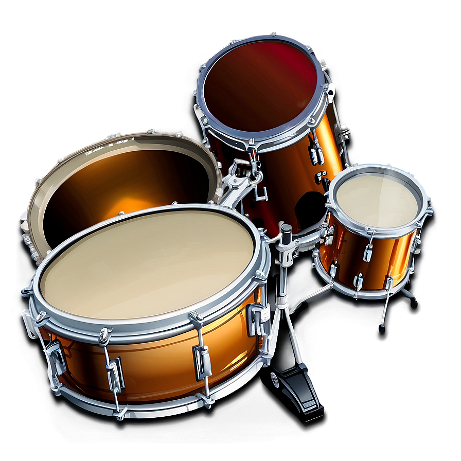 Jazz Drum Set Png Axo PNG