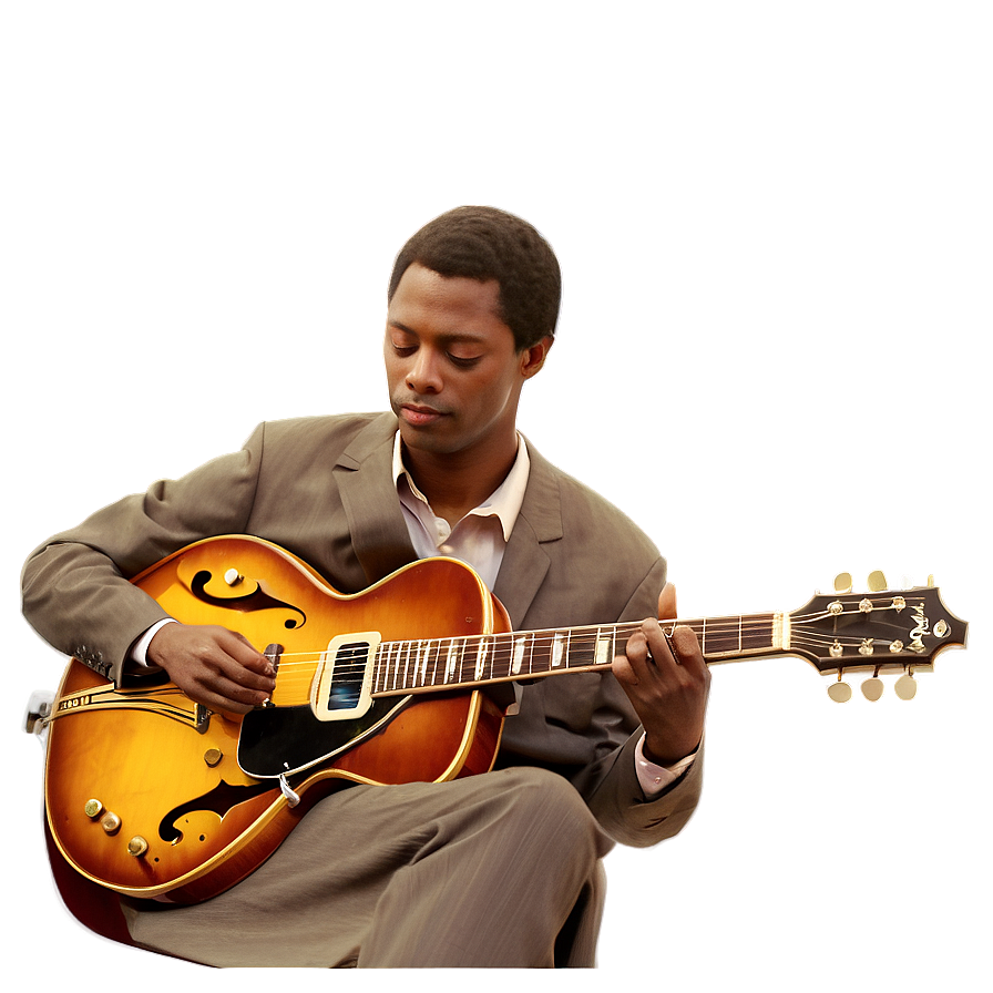 Jazz Guitar Player Png Ruy PNG