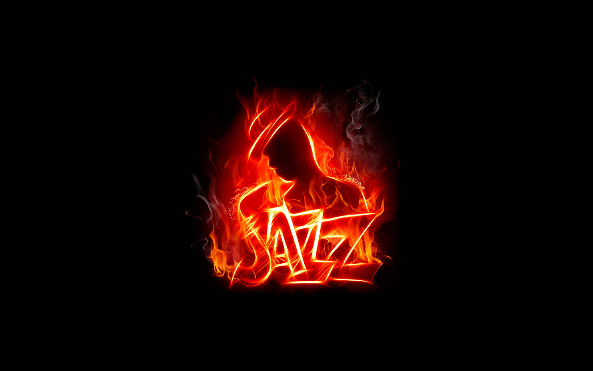 Jazzin Flammen Wallpaper