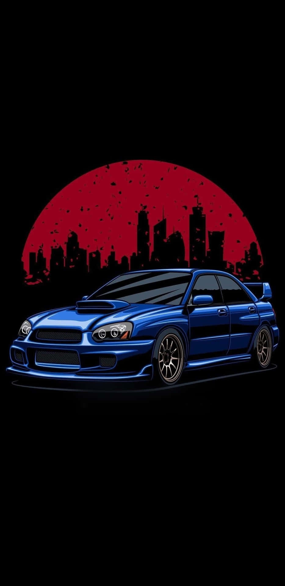 Eclectic and Energetic JDM Art Wallpaper