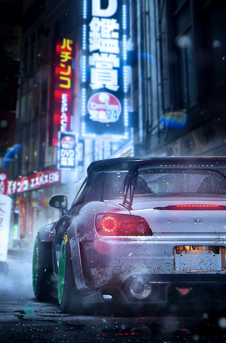 Enjoy surfing the internet in style with the JDM iPhone Wallpaper
