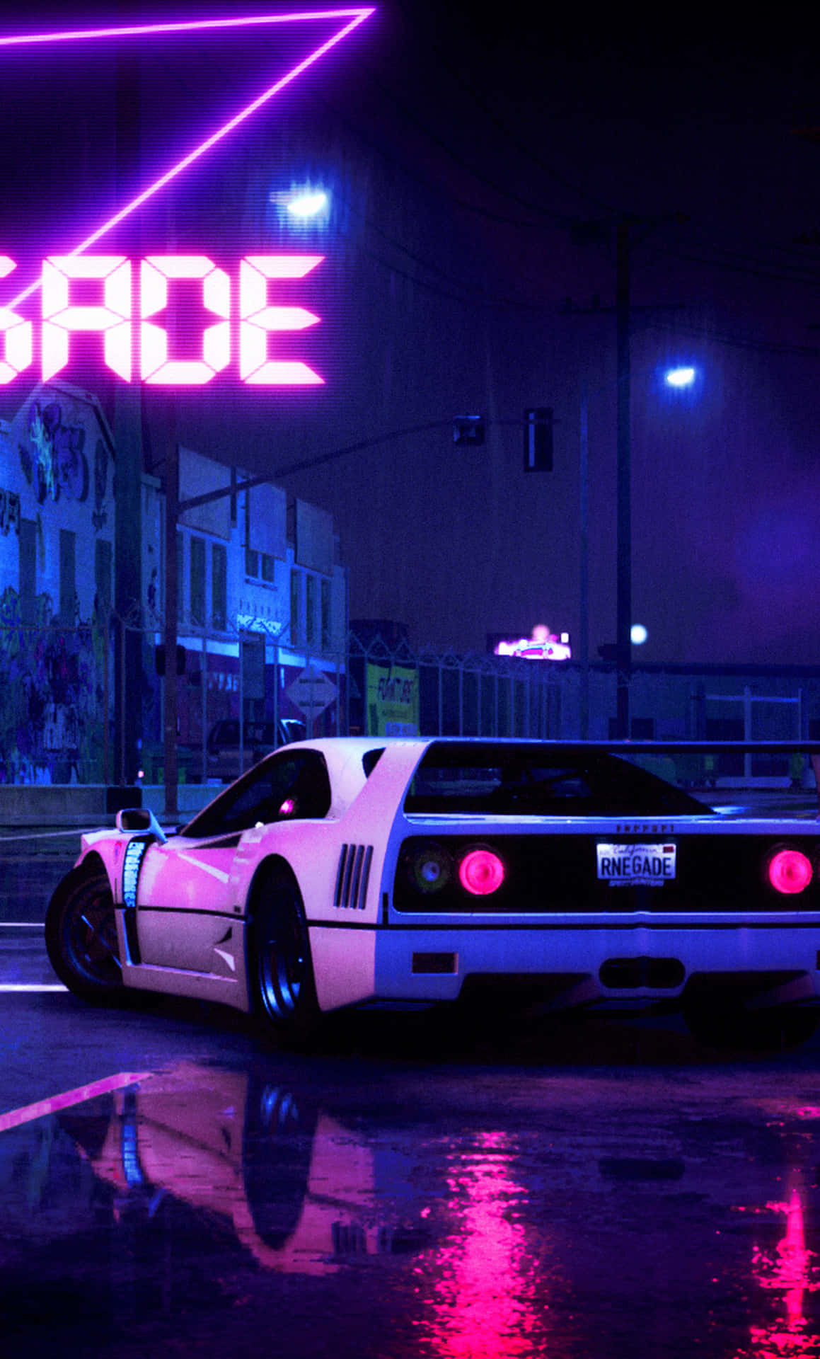 A Neon Sign With The Words 'savage' On It Wallpaper