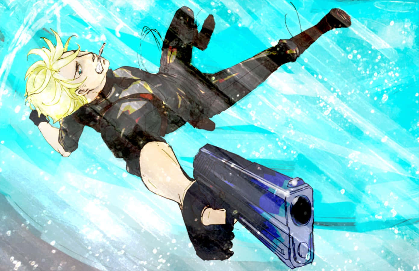 Jean Havoc, a skilled sharpshooter from the Fullmetal Alchemist series. Wallpaper