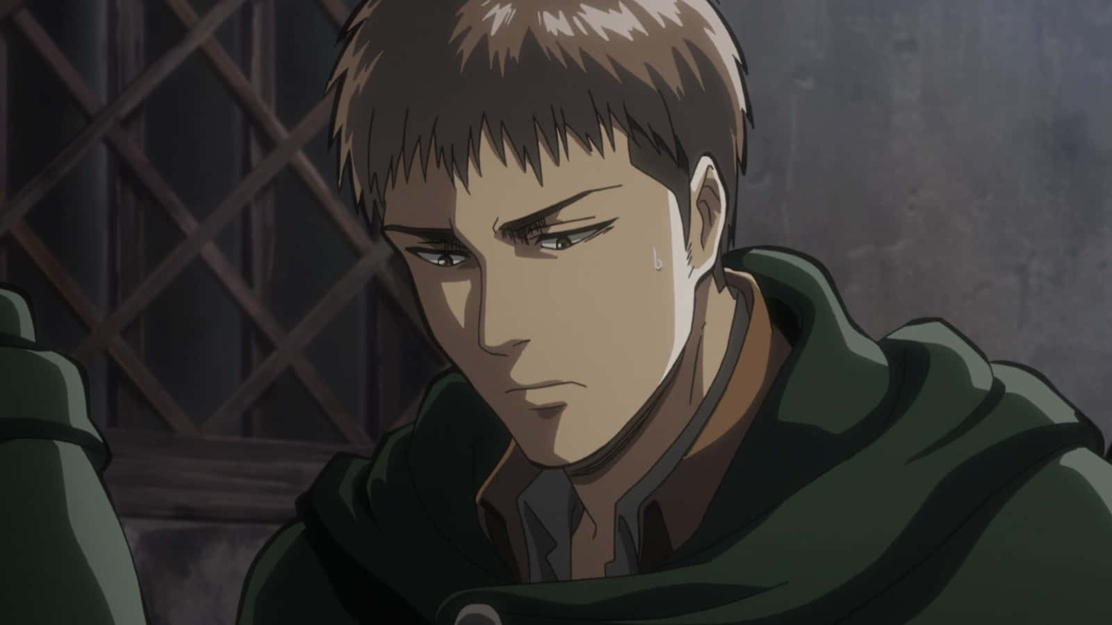 Jean Kirstein captured in a contemplative moment Wallpaper
