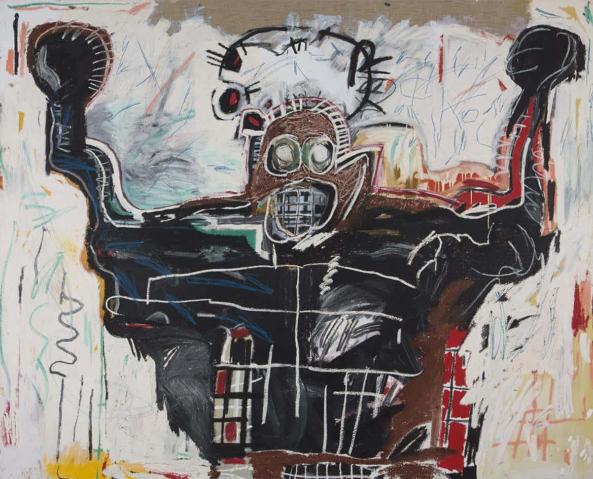 A portrait of Jean-Michel Basquiat Wallpaper