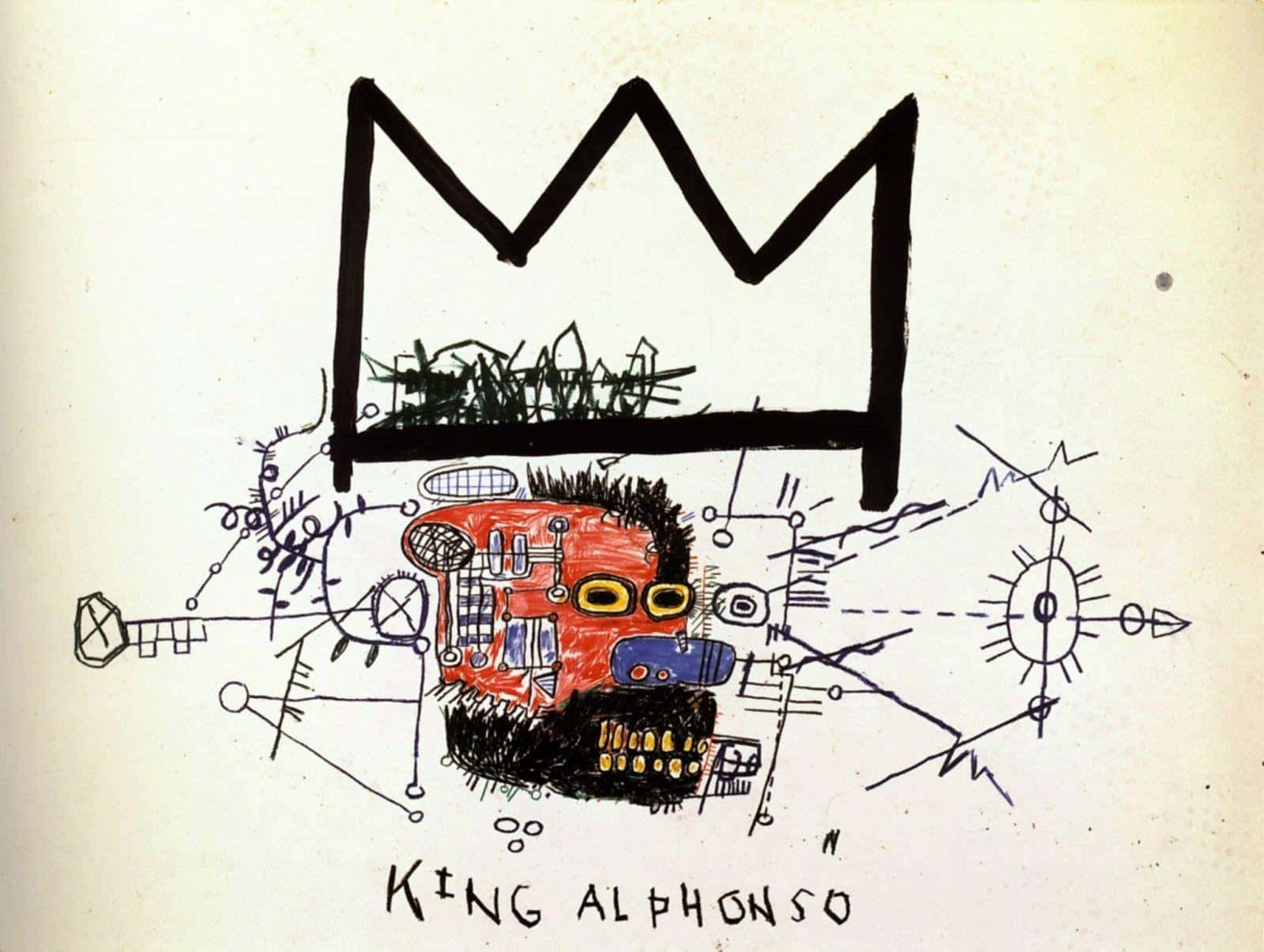 Jeanmichel Basquiat, Mästaren Av Neo-expressionismen. Wallpaper