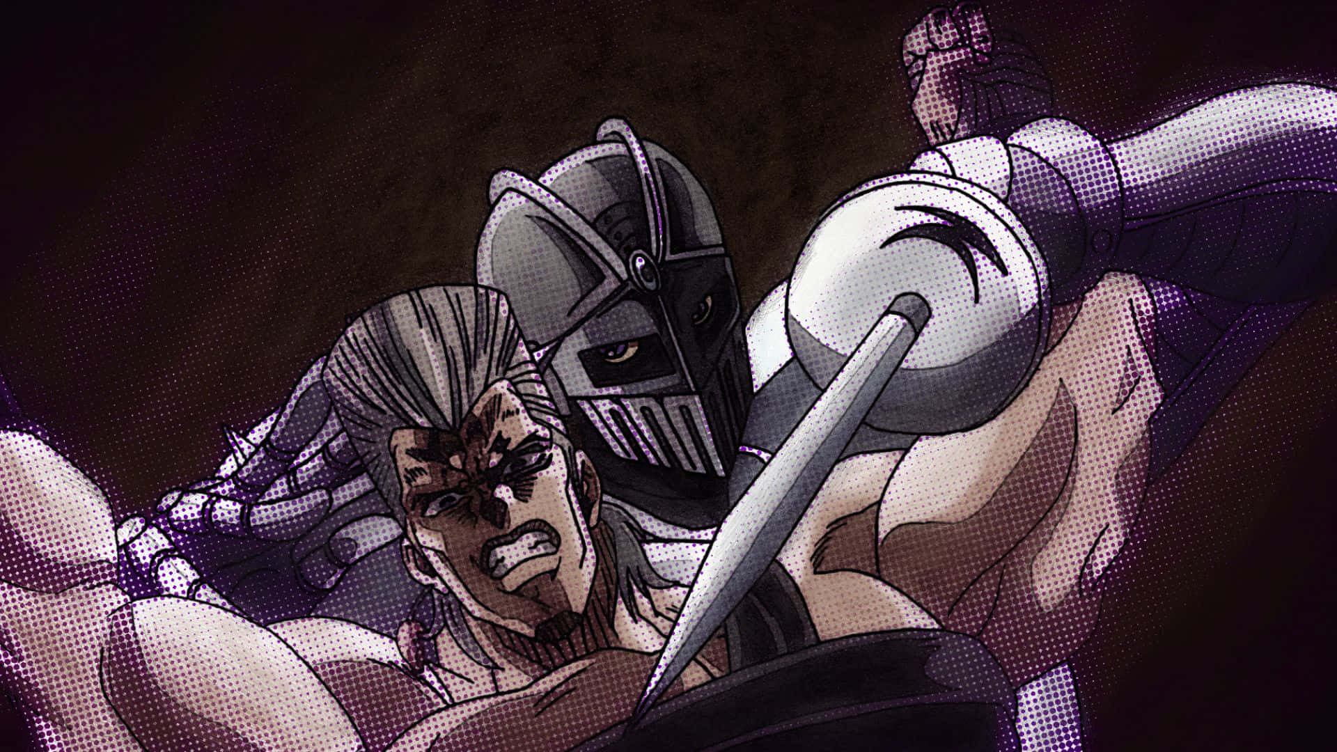 Jean Pierre Polnareff - The Iconic Silver Chariot Stand User in Action Wallpaper