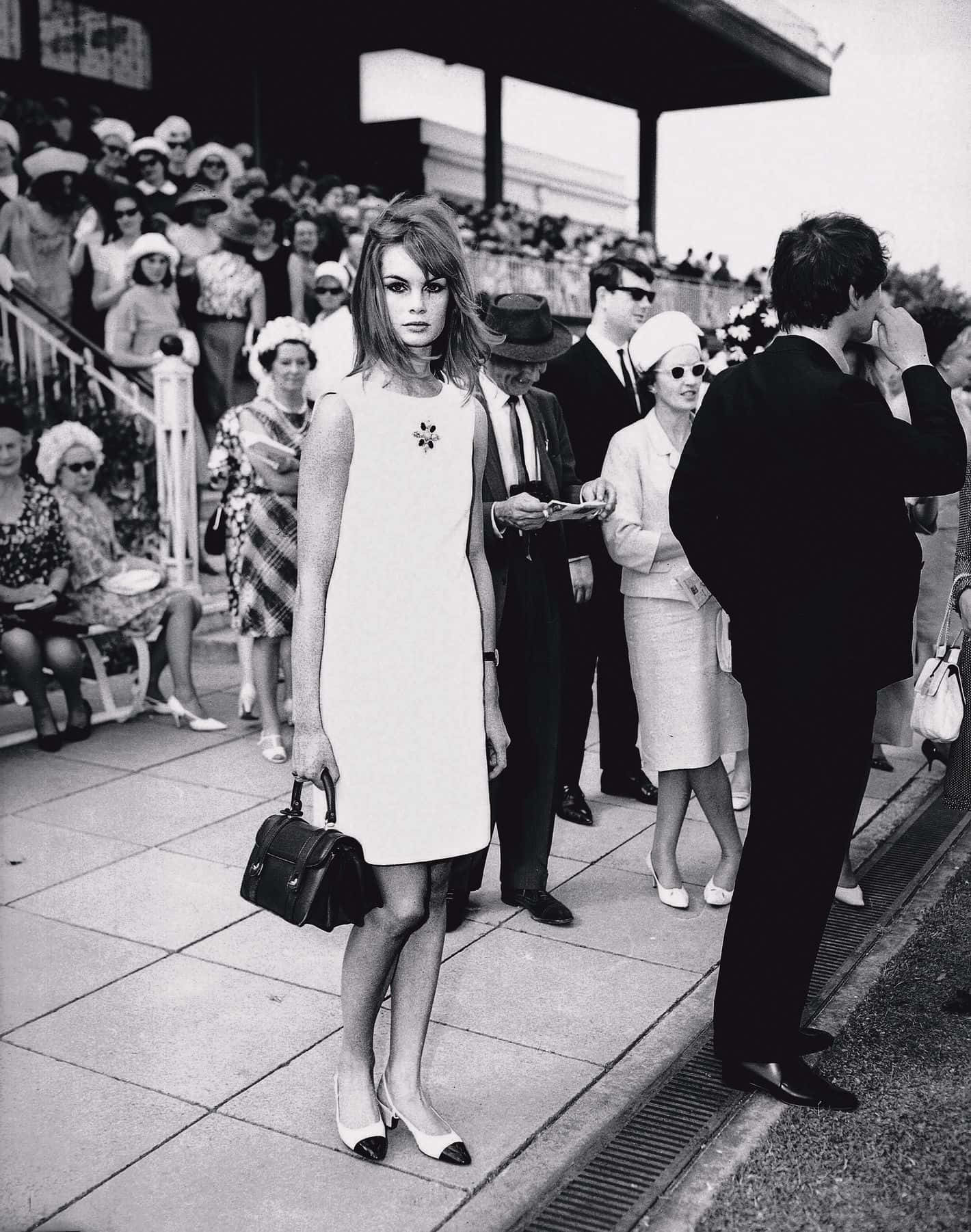 Jean Shrimpton1960s Fashion Icon Wallpaper