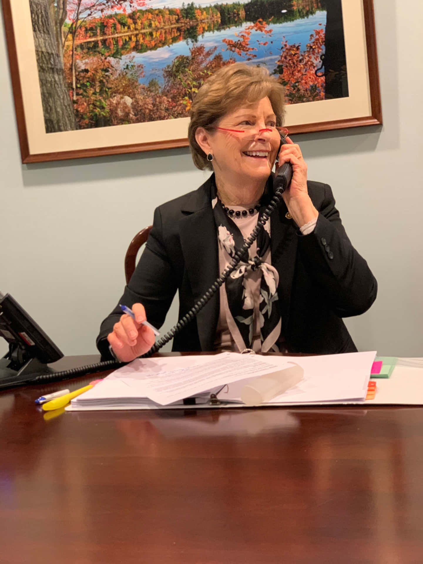 Jeanne Shaheen Answering Calls Wallpaper
